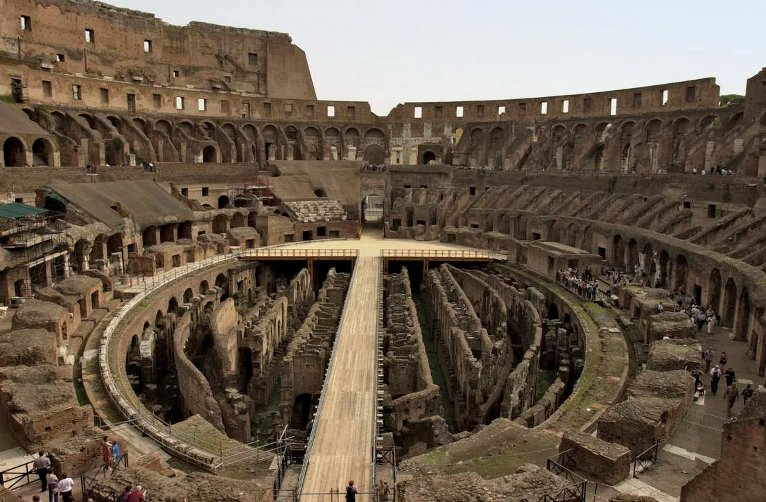 Inside the Colosseum