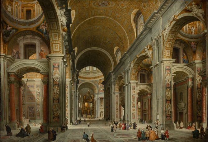 Interior of St. Peter’s Basilica