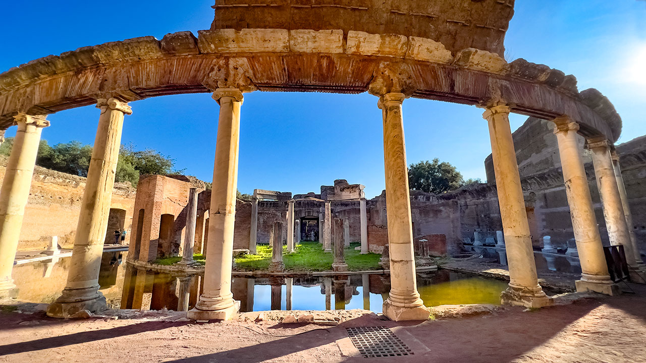 Ruins at Hadrian’s Villa in Tivoli