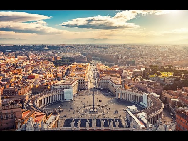 View from St. Peter’s Dome over Rome
