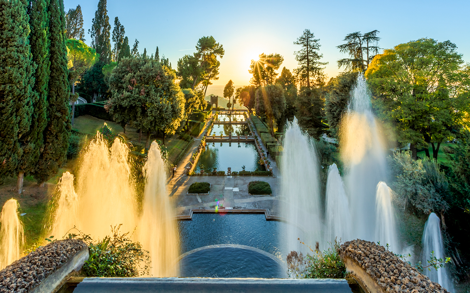 Villa d’Este gardens in Tivoli