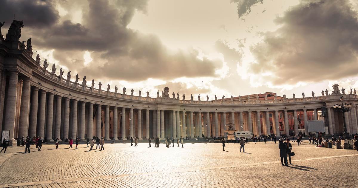 The colonnades of St. Peter’s Square